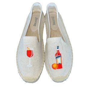 Soludos Spritz Smoking Espadrille Loafer Size 8